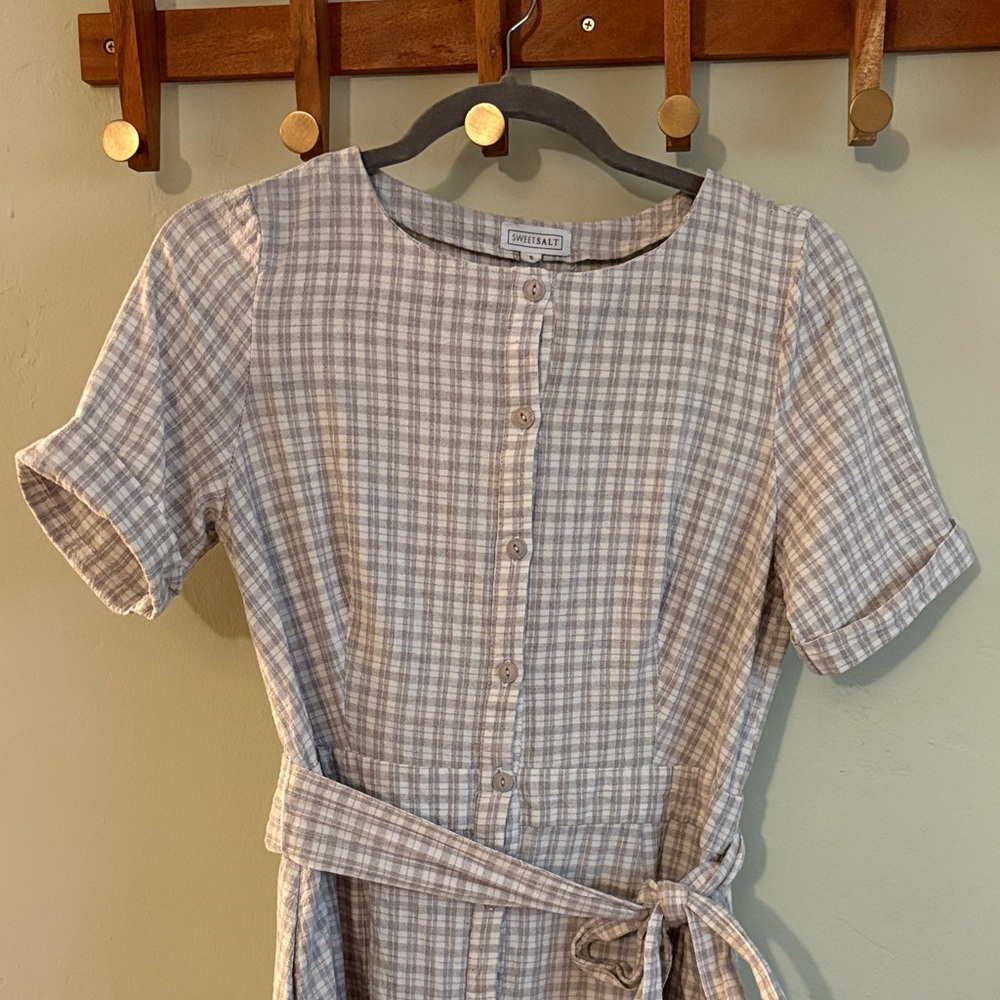 SweetSalt Natural Fibers Midi Dress